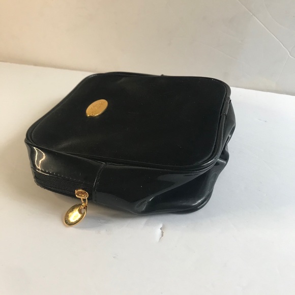 Christian Dior Parfums Zippy Around Cosmetic Bag Makeup Tote Travel Nylon Boxy - Picture 11 of 12